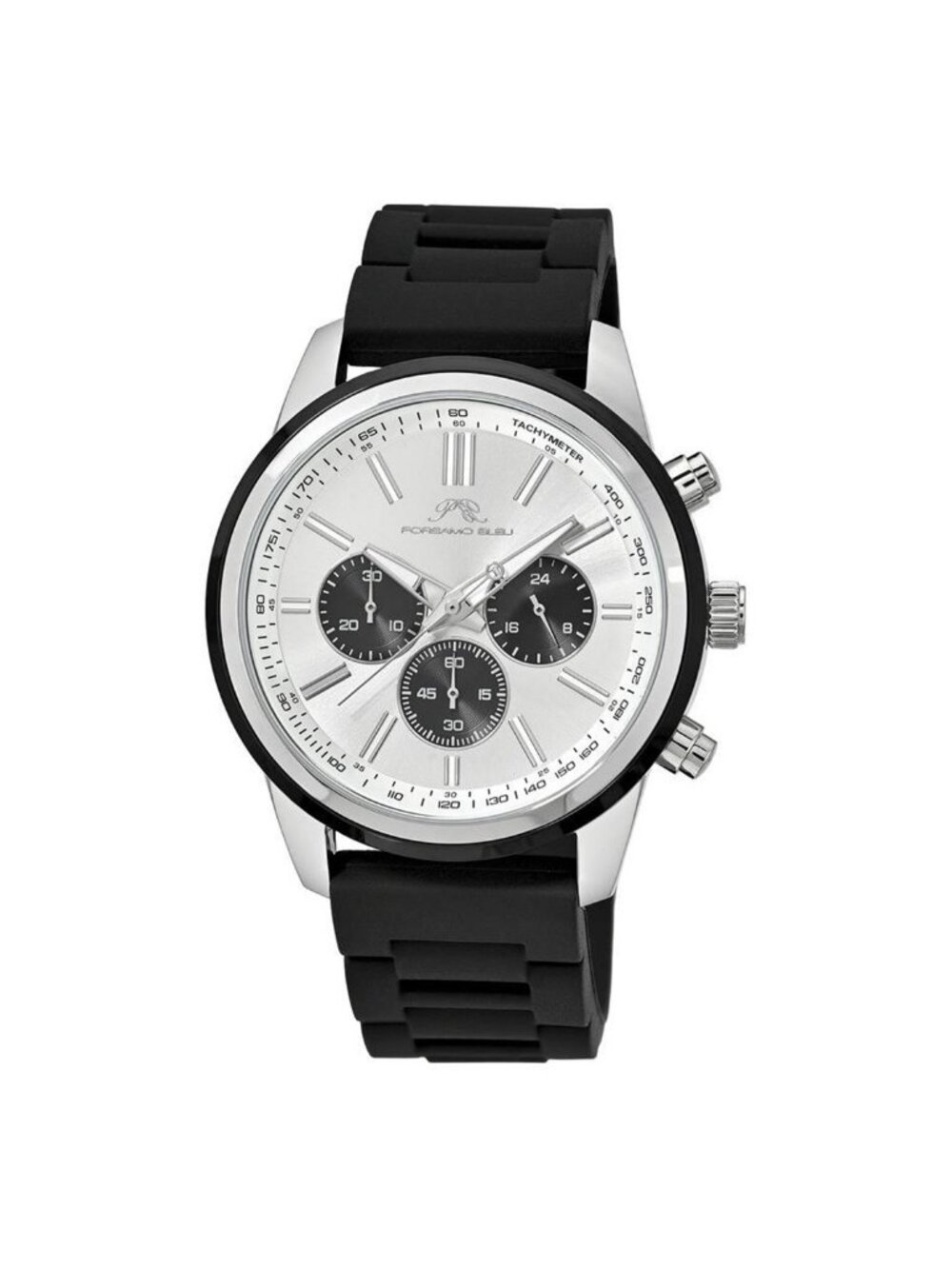 NWT Porsamo Bleu Logan Chronograph Quartz Silver Dial Men's Watch